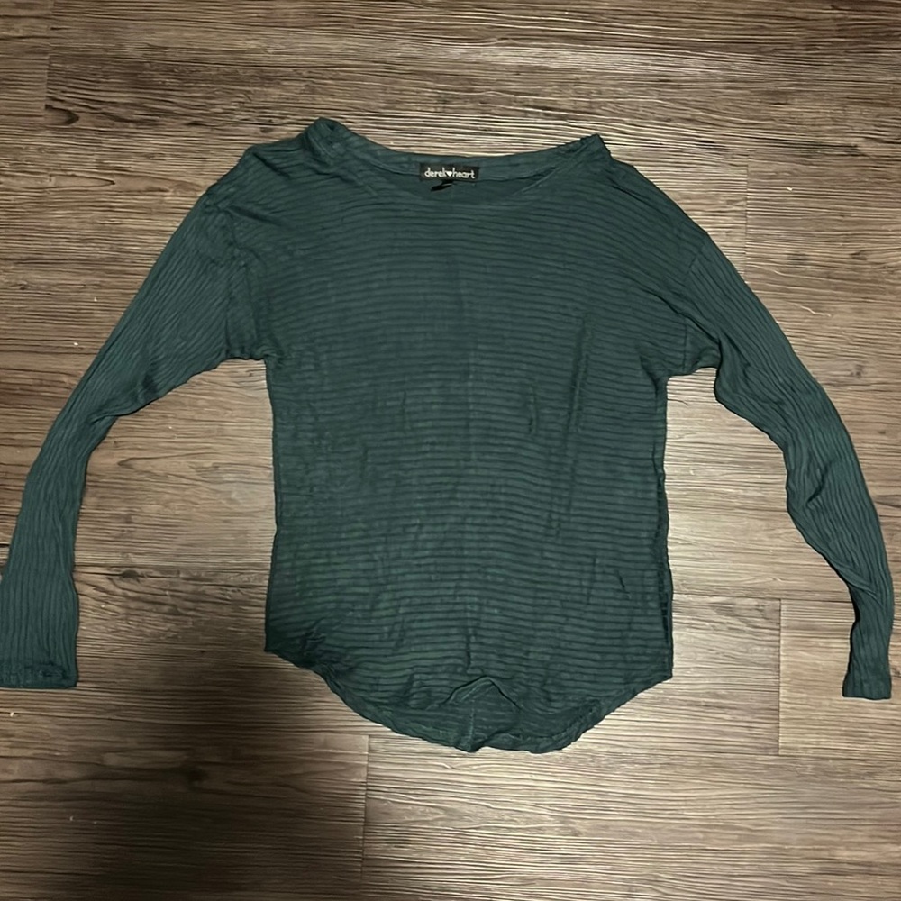 Turquoise Blue Derek Heart Sweater